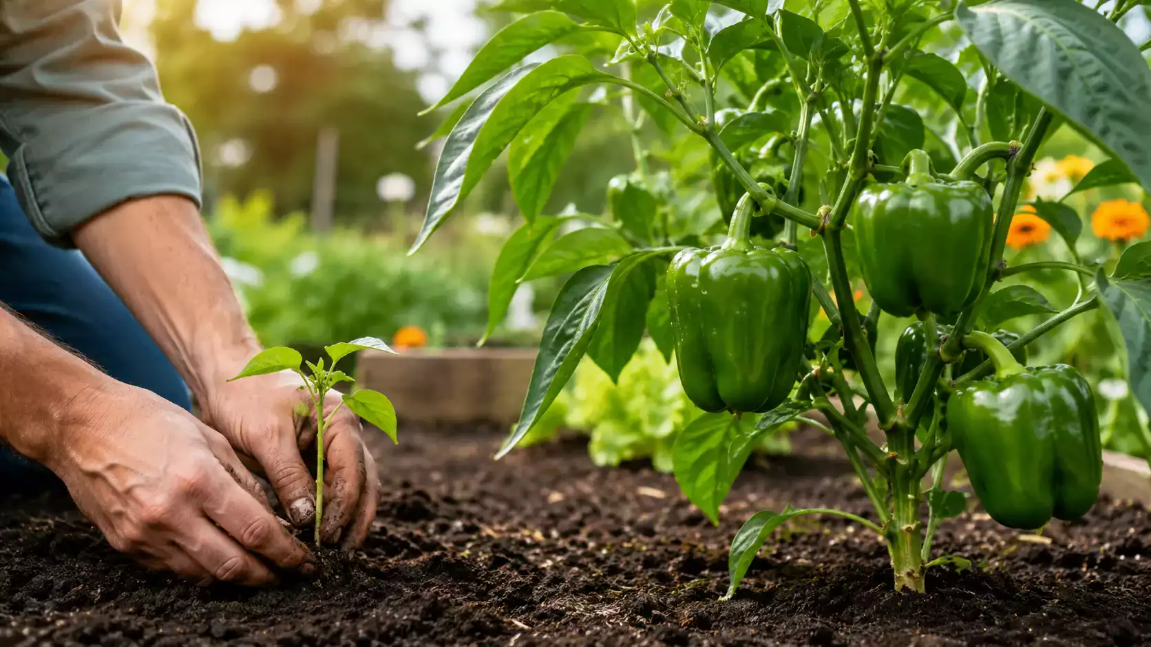 Como plantar pimentão verde: guia completo do plantio à colheita